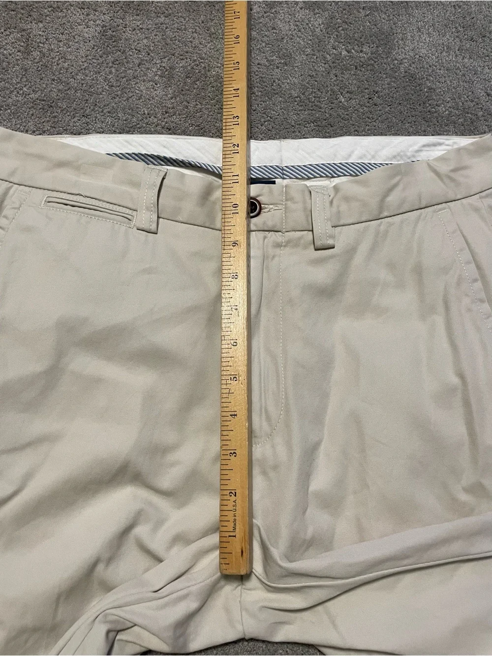 Vintage Polo Ralph Lauren Chino Pants Mens 32x26 Ivory Classic Fit Preppy